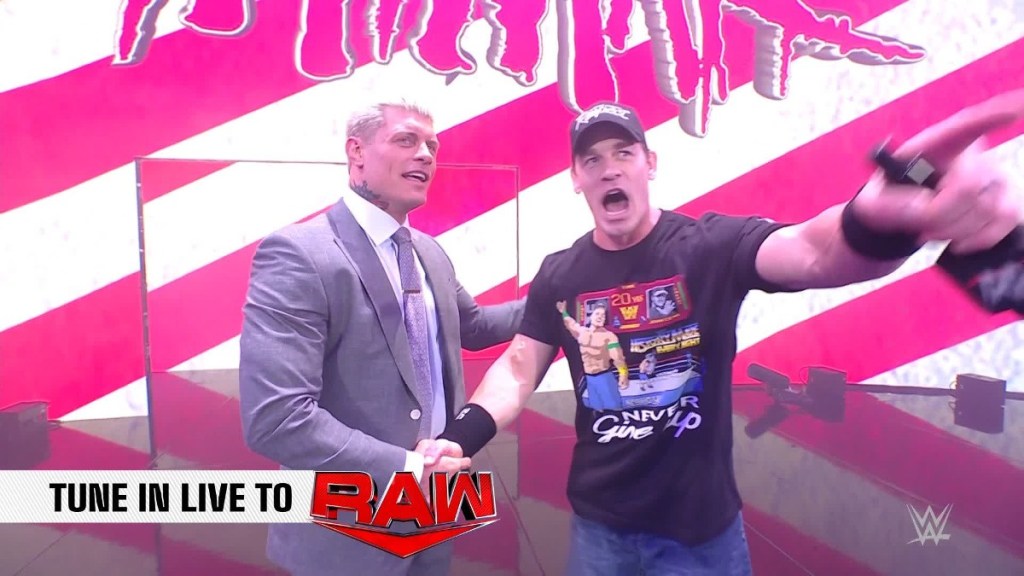 John Cena Cody Rhodes WWE