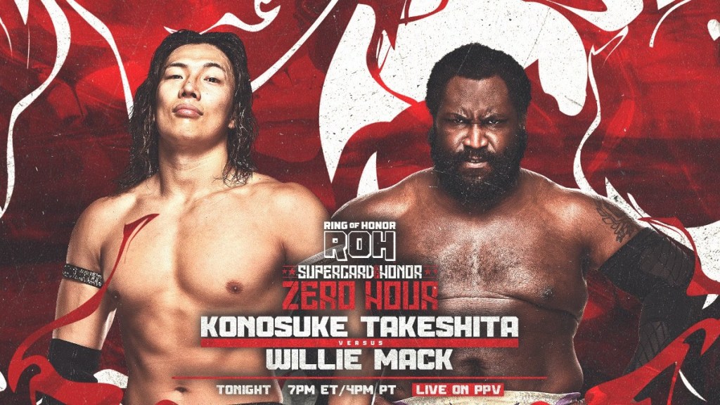 Konosuke Takeshita Willie Mack ROH Supercard of Honor