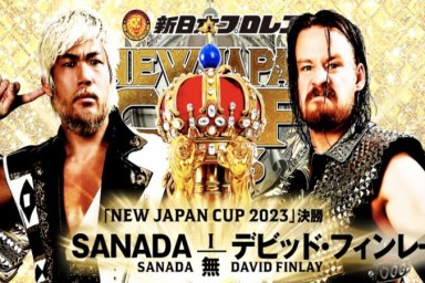 NJPW New Japan Cup Final SANADA David Finlay