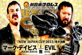 NJPW New Japan Cup Mark Davis EVIL