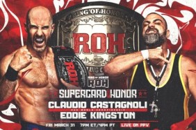 ROH Supercard of Honor Claudio Castagnoli Eddie Kingston