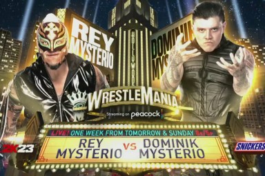 Rey Mysterio Dominik Mysterio WWE WrestleMania 39