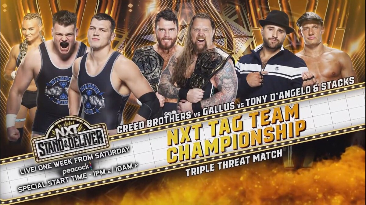 Triple Threat Tag Team Title Match And More Set For NXT Stand And Deliver