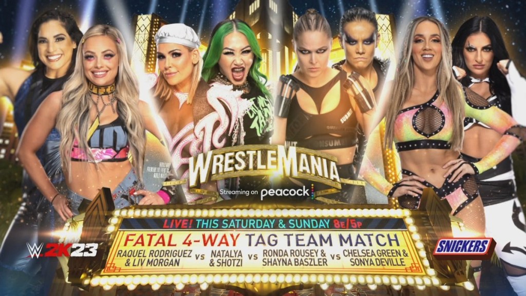WWE WrestleMania 39 Chelsea Green Sonya Deville Liv Morgan Ronda Rousey