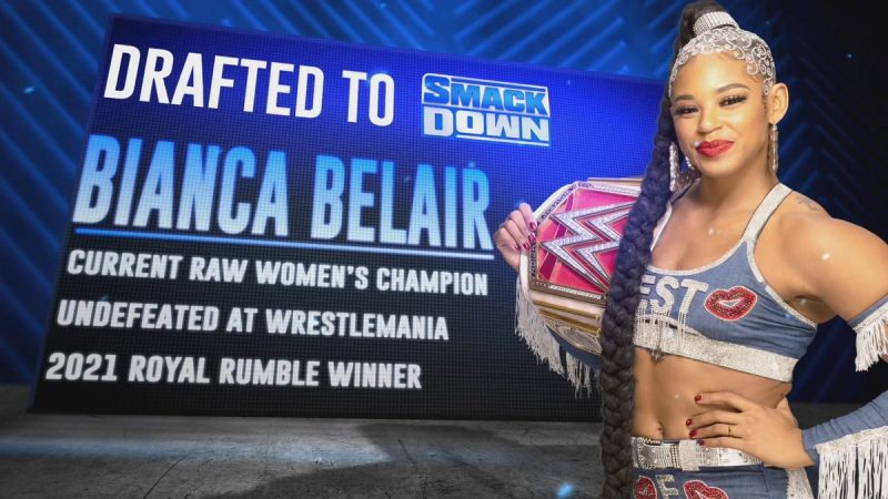 Bianca Belair WWE Draft SmackDown