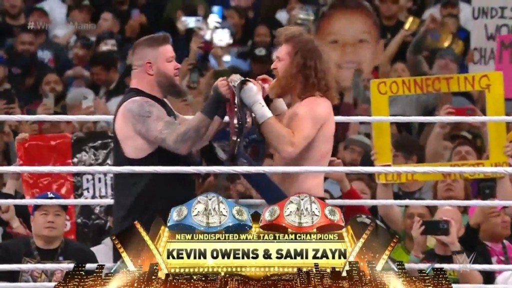 Kevin Owens Sami Zayn WWE WrestleMania 39 2