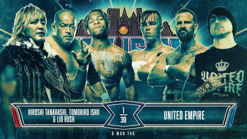 NJPW Collision In Philadelphia Hiroshi Tanahashi Lio Rush Aussie Open
