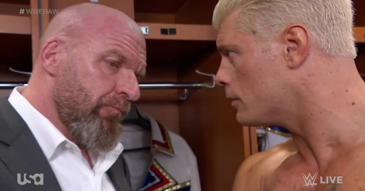 Triple H Tries To Give Cody Rhodes Advice On 5/22 WWE RAW