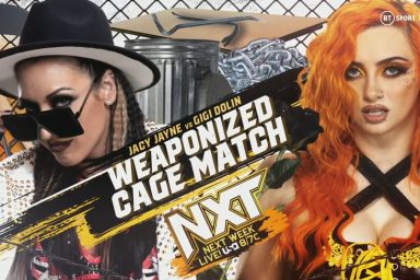 Jacy Jayne vs Gigi Dolin WWE NXT Weaponized Cage