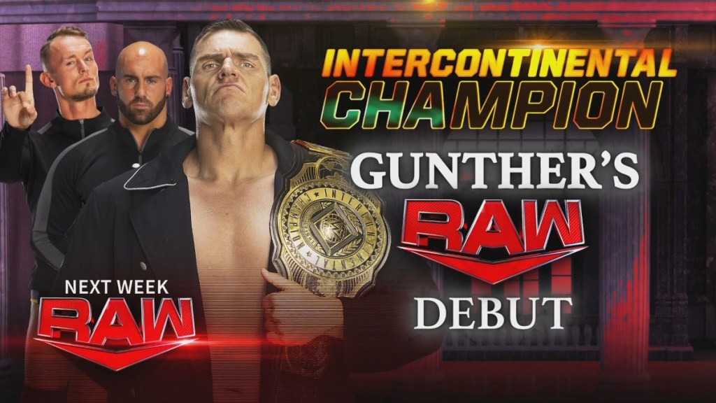 Gunther’s RAW Debut And More Set For 5/15 WWE RAW