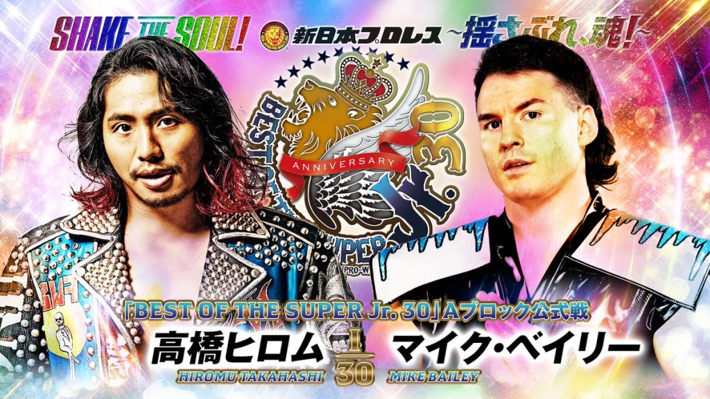 NJPW Best Of Super Jr Mike Bailey Hiromu Takahashi