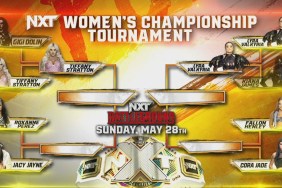 NXT Women's Championship Tournament Bracket Tiffany Stratton