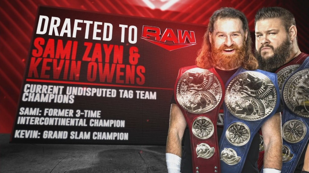 Sami Zayn Kevin Owens WWE RAW