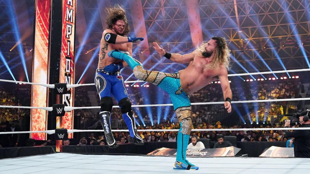 Seth Rollins AJ Styles WWE Night Of Champions