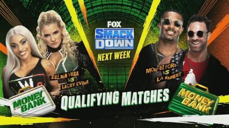 WWE SmackDown Money in the Bank qualifiers Zelina Vega LA Knight