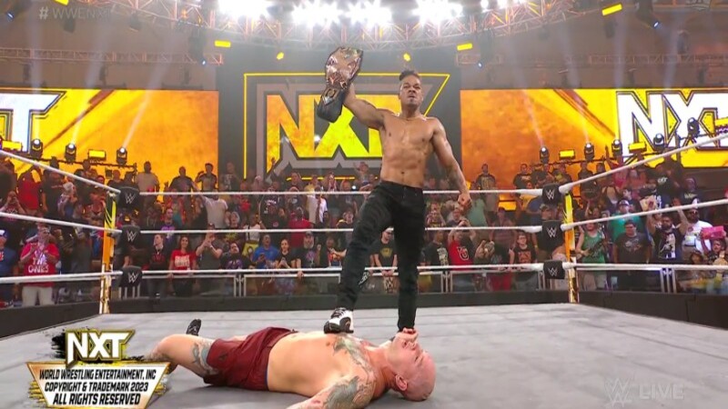 Carmelo hayes Baron Corbin WWE NXT