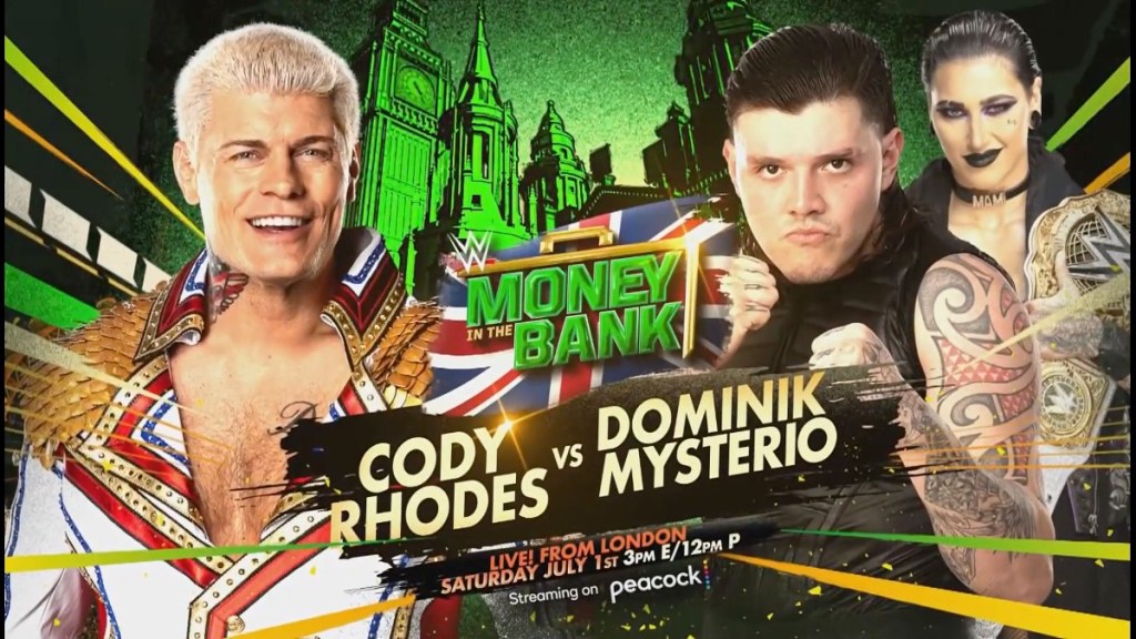 Cody Rhodes Dominik Mysterio WWE Money In The Bank