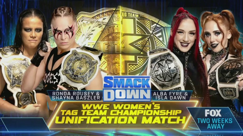 Ronda Rousey Shayna Baszler Alba Fyre Isla Dawn WWE SmackDown