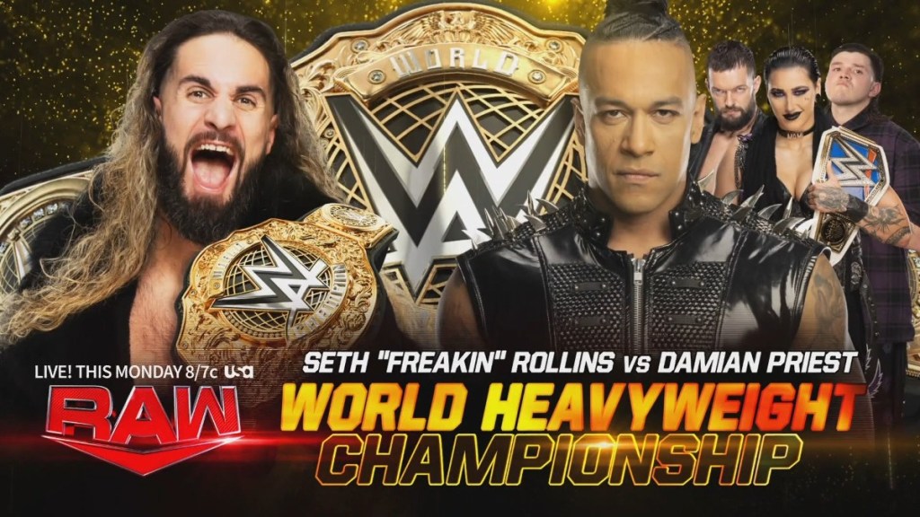 Seth Rollins Damian Priest WWE RAW