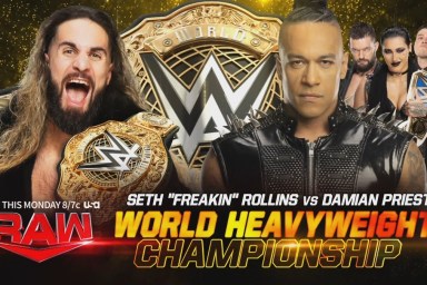 Seth Rollins Damian Priest WWE RAW