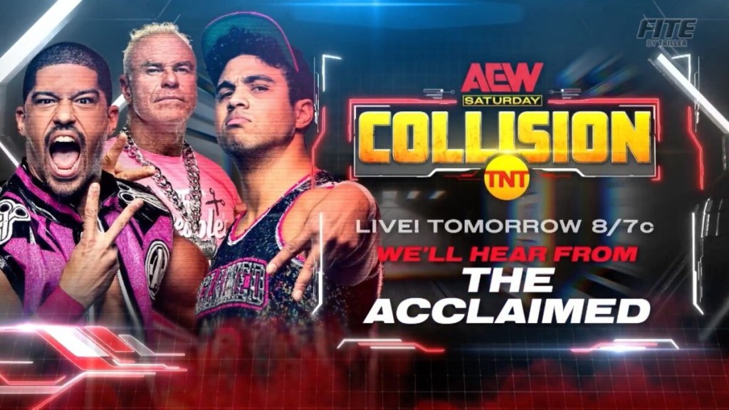 The Acclaimed Announced For AEW Collision