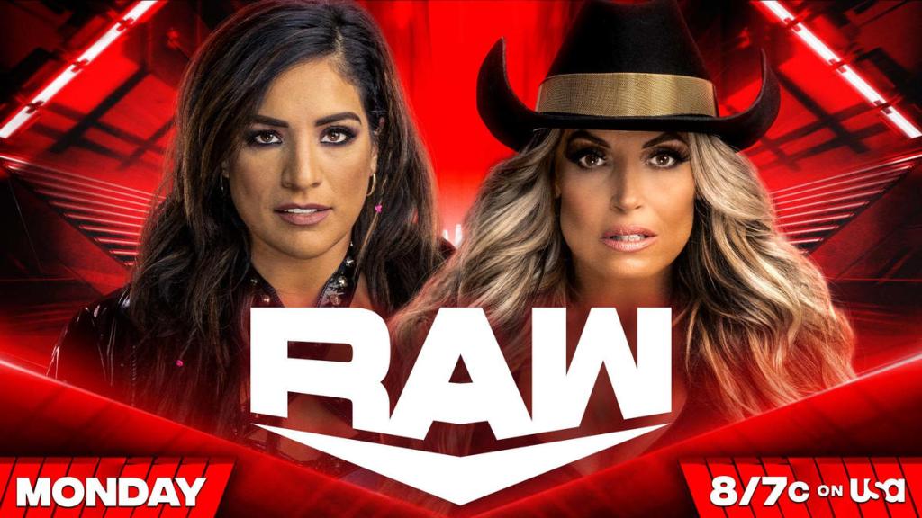 Trish Stratus Raquel Rodriguez WWE RAW
