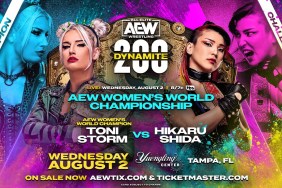 AEW Women's World Championship Toni Storm Hikaru Shida AEW Dynamite