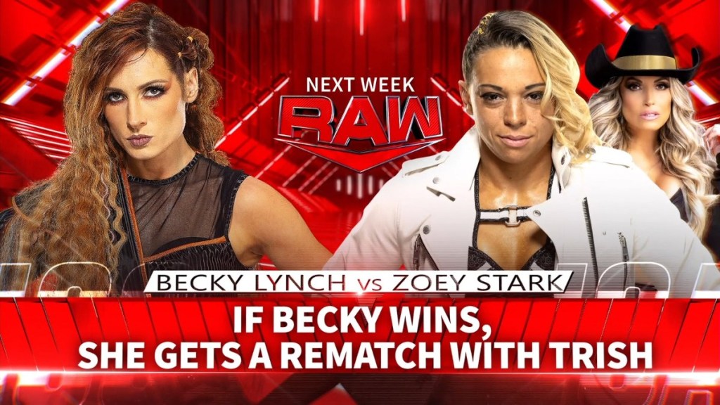 Becky Lynch Zoey Stark WWE RAW
