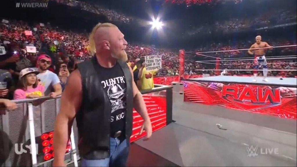 Brock Lesnar Cody Rhodes WWE Raw