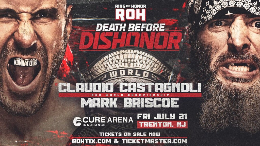 Claudio Castagnoli Mark Briscoe Ring of Honor ROH Death Before Dishonor