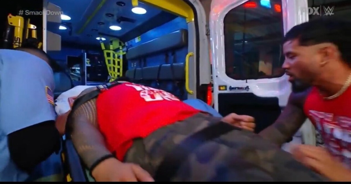 Jimmy Uso took on a stretcher at 7/7 WWE SmackDown