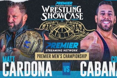 Matt Cardona Colt Cabana Premier Wrestling Showcase
