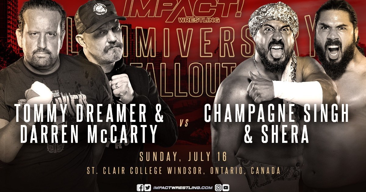 NHL Star Darren McCarty Wrestles, IMPACT World Title Vacated