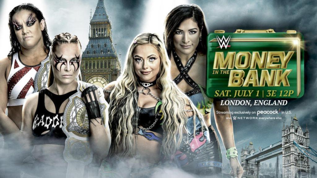 WWE Money in the Bank Liv Morgan Raquel Rodriguez Shayna Baszler Ronda Rousey