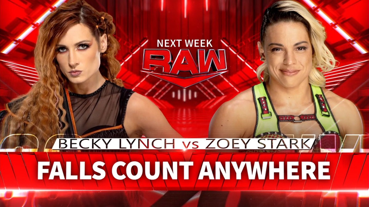 Falls Count Anywhere Match And More Announced For 8/28 RAW