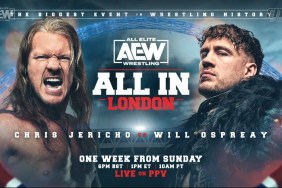Chris Jericho Will Ospreay AEW All In