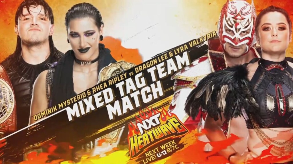 Dominik Mysterio Rhea Ripley WWE NXT WWE NXT Heatwave Results