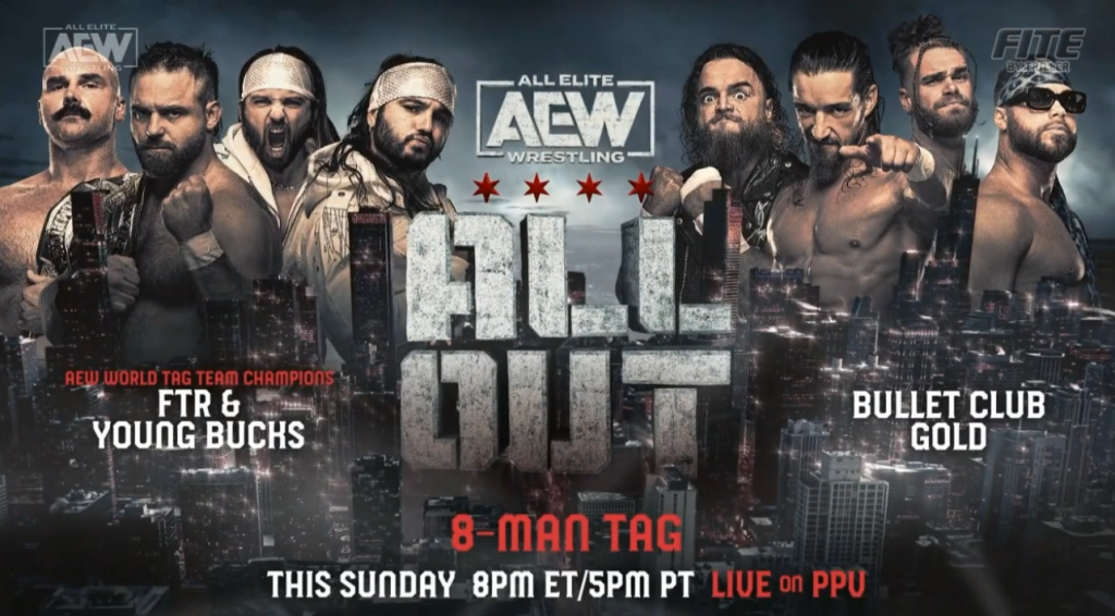 FTR Young Bucks Bullet Club Gold AEW All Out
