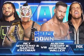 Rey Mysterio Santos Escobar Grayso Waller Austin Theory WWE SmackDown