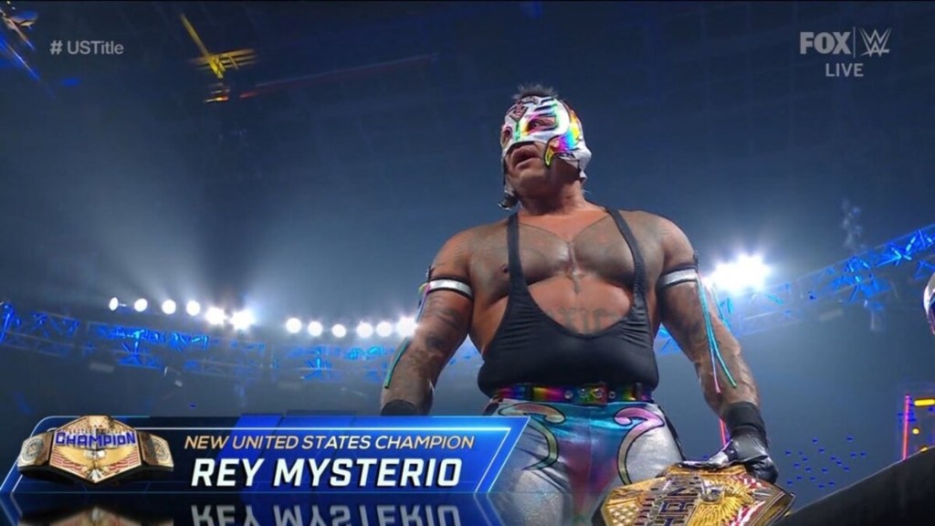 Rey Mysterio Wins WWE United States Championship On 8/11 WWE SmackDown
