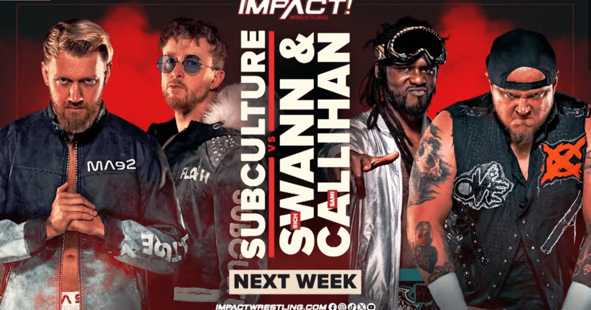 Updated Card For 9/7 IMPACT Wrestling