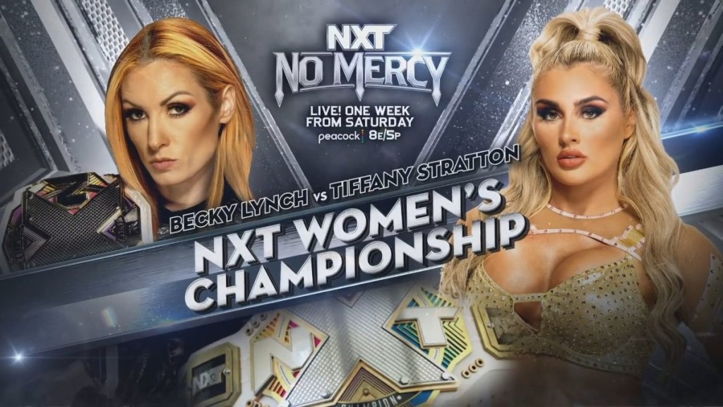 Becky Lynch Tiffany Stratton WWE NXT No Mercy