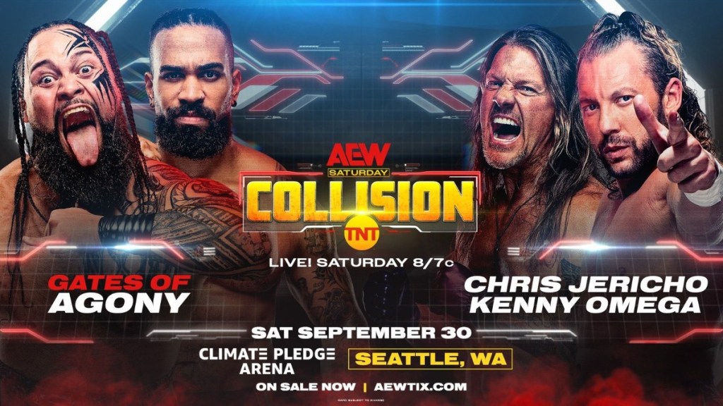 Chris Jericho Kenny Omega AEW Collision