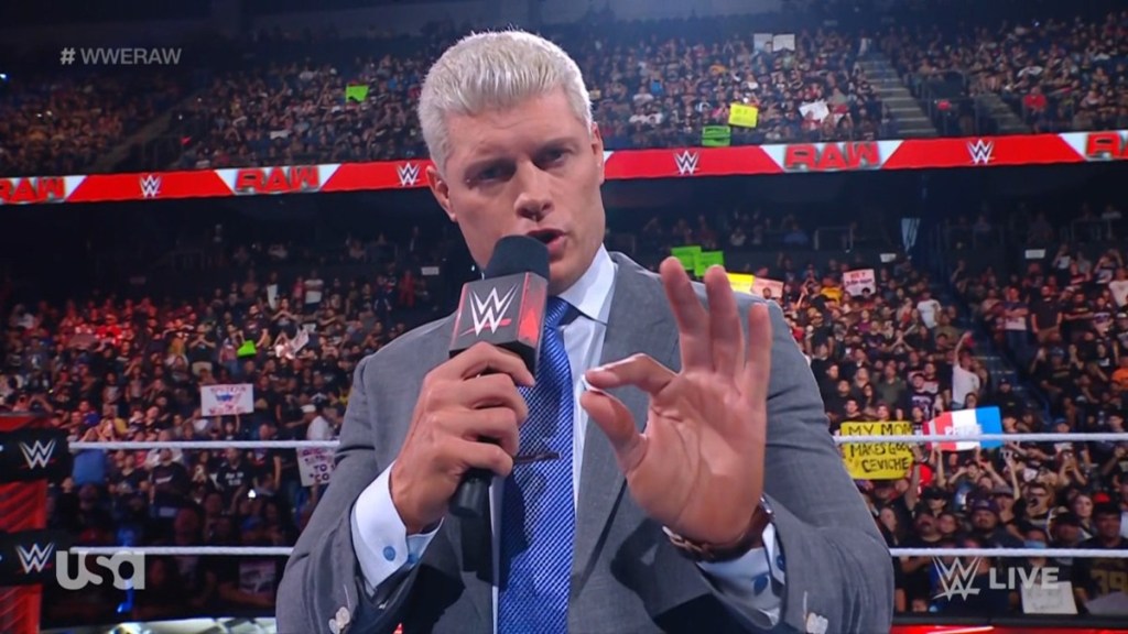 Cody Rhodes Says We’re Not In The Third Inning Anymore On 9/25 WWE RAW