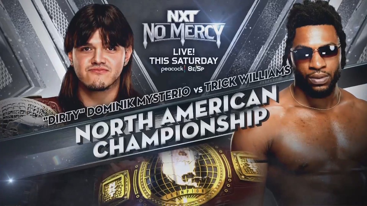 NXT North American Title Match Set For NXT No Mercy