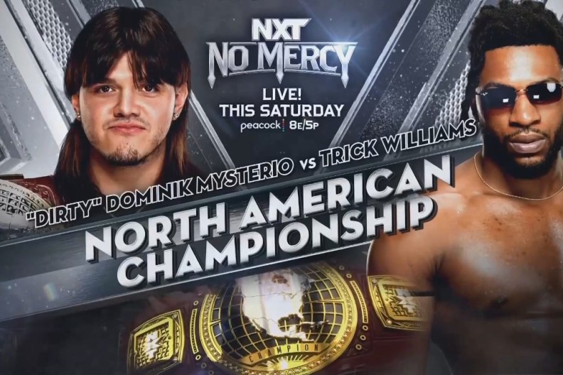 WWE NXT No Mercy Dominik Mysterio Trick Williams