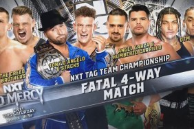 WWE NXT No Mercy Tony D'Angelo Stacks The Creed Brothers Angel Garza Humberto Carrillo