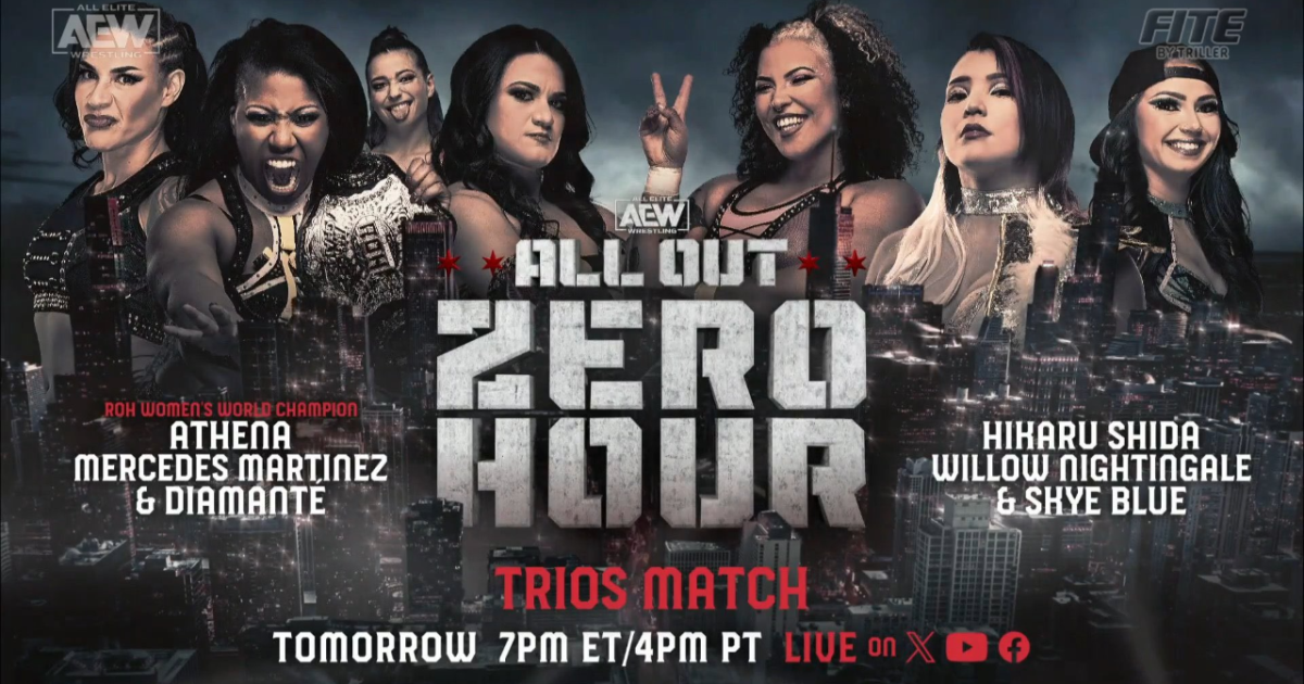 Women’s Trios Match, Over Budget Charity Battle Royal Set For AEW All Out Zero Hour