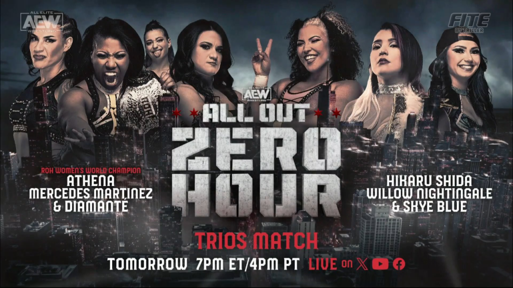 Women's Trios Match, Over Budget Charity Battle Royal Set For AEW All Out Zero Hour