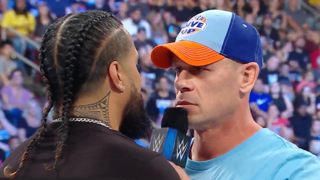 John Cena Will Host WWE Payback, Gives Jimmy Uso An Attitude Adjustment